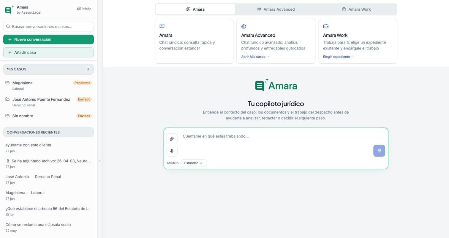 Los tres niveles de IA de Amara: Amara, Amara Advanced y Amara Work